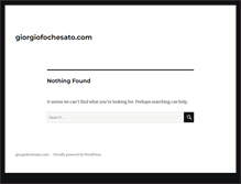 Tablet Screenshot of giorgiofochesato.com